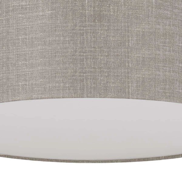 Lniana lampa sufitowa ekologiczna Rondo 6247 TK Lighting szara beżowa