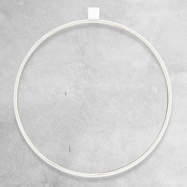 Biała lampa ścienna Agaro 4313 LED 26W 4000K okrągła do holu biała