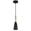 Hygge LAMPA wisząca SOLIN LP-181/1P BK/GD Light Prestige metalowa OPRAWA zwis sopel czarny złoty