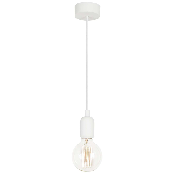 Kabel wiszący SILICONE 6403 Nowodvorski dekoracyjne ZAWIESZENIE przewód ZWIS kolorowy SZNUREK silikonowy biały