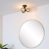 Lampa sufitowa TRUDY 74116/03/30 Lucide IP44 kule czarne przydymione