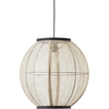 Wisząca lampa boho Tanah 99484/76 kulista drewno beż czarny