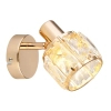 Kryształowa ścienna lampa Dubai 91-23476 glamour różowy złoty