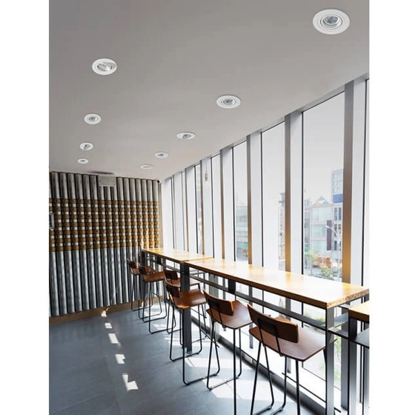 Regulowane oczko sufitowe Caro AZ2432 Azzardo metalowy wpust aluminium