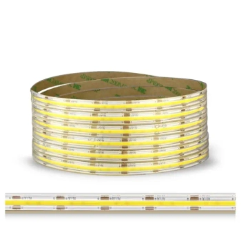 Taśma LED COB 5m 995 LED 9W 3000K 12V samoprzylepna biała ciepła