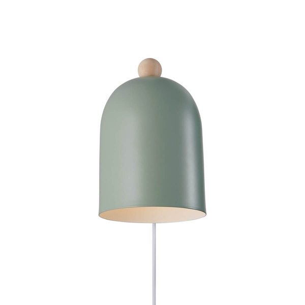 Lampa ścienna do pokoju dziecięcego GASTON 2412671023 zielony