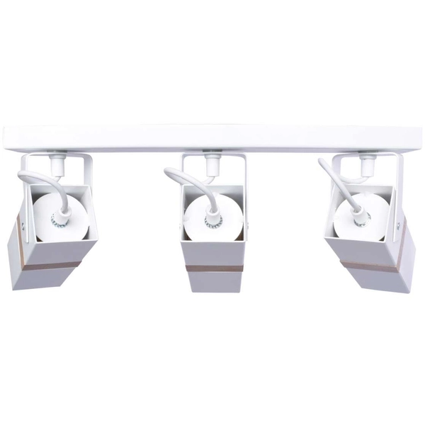 Regulowana LAMPA sufitowa VIDAR MLP5407 Milagro skandynawska OPRAWA metalowy SPOT reflektorki białe