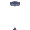 Kopułowa lampa wisząca Kaelan KAE0123 metalowa niebieska