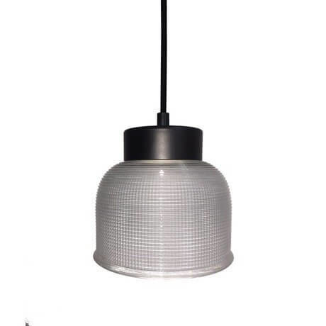 Lampa wisząca LIVERPOOL 50101285 szklana zwis czarny przezroczysty