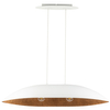 Lampa do kuchni wisząca Gondola M 40639 Sigma nad wyspę biała miedziana