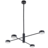 Regulowana LAMPA sufitowa ORBIT 7945 Nowodvorski loftowe molekuły pręty sticks czarne