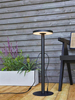 Stojąca lampa zewnętrzna Garden na taras LED 5W 3000K czarna