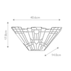 Szklany kinkiet Inglenook QZ-INGLENOOK-WU Quoizel tiffany multikolor