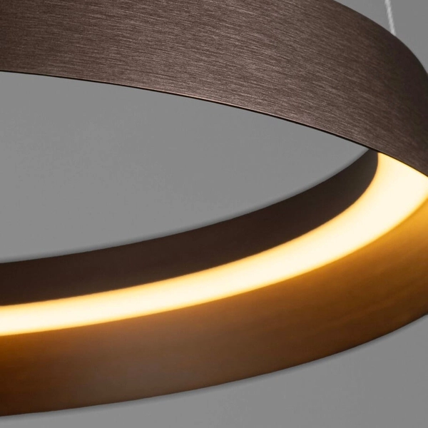 Pierścieniowa lampa zwis BATALLAS LE44788 LED 38W 2700-4000K ściemnialna brązowy