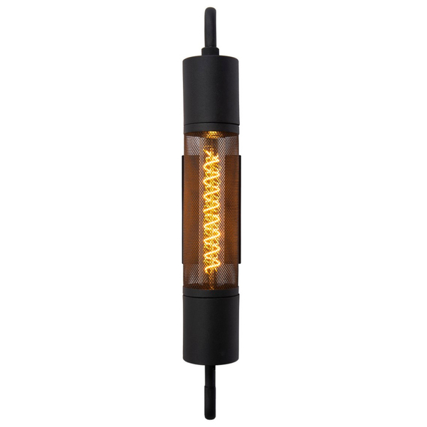 LAMPA ścienna CALIXT 05233/01/30 Lucide industrialna OPRAWA metalowy kinkiet czarny