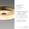 Lampa sufitowa na pilot VERTIGO mosiądz 14384-60 1xLED 29W 2700-5000K okrągła