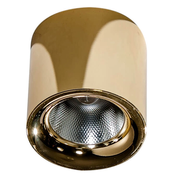 Okrągła lampa sufitowa Mane AZ4157 LED 30W sypialniana nad łóżko złota