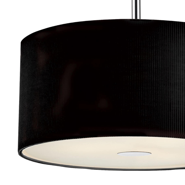 Lampa wisząca Zaragoza ZAR1022 Dar Lighting do przedpokoju srebrna biała czarna