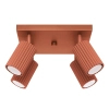 Regulowany plafon do kuchni KARBON SL.1640 ryflowany terakota