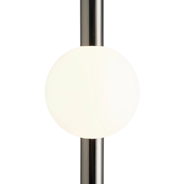 Zwisająca lampa do salonu O-Line ST-1689L BK LED 5W 3000K tuba czarna biała