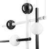 Wisząca lampa loftowa O-LINE LED 44W 3000K listwy nad stół ST-1691L-4 BLACK