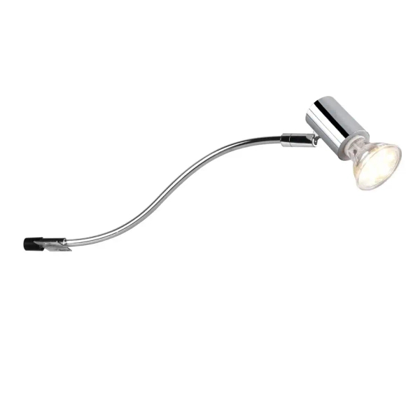 Metalowy kinkiet GIADA 283400106 chrom z regulacją 1xGU10 IP44