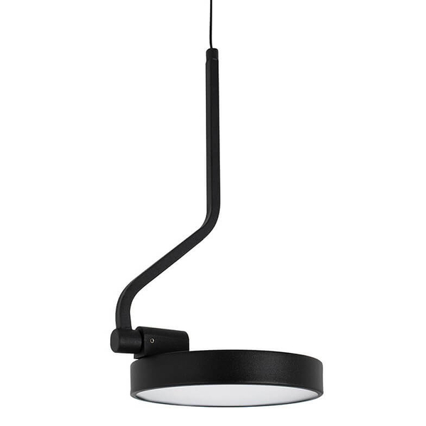 Nowoczesna ledowa lampa wisząca Flat MSE010100384 Moosee 10W 3000K czarna