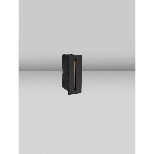 Ścienna lampa wpuszczana na taras CANIVRA LE75328 3W 3000K IP65 antracyt