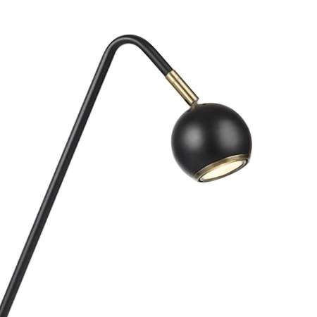 Stojąca LAMPKA biurkowa COCO 107340 Markslojd metalowa LAMPA stołowa regulowana kula ball czarna