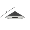 Nowoczesna lampa stojąca POISE 11768 stożek czarna