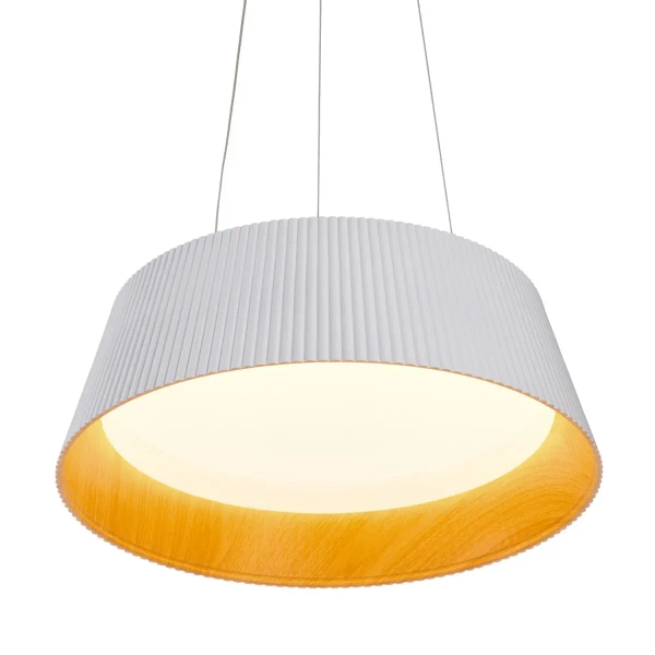 Wisząca lampa nad wyspę FRILL ST-DL6487-WH LED 21W 3000K biała złota