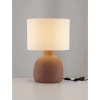 Lampa stołowa papierowa CANZURO LE45290 na stolik beżowa brązowa
