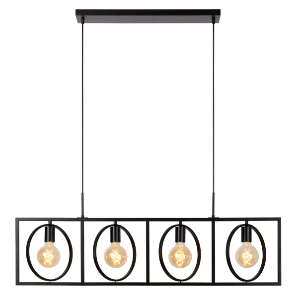 Zwisająca lampa nad stół SUUS 00427/04/30 Lucide kuchenna czarna