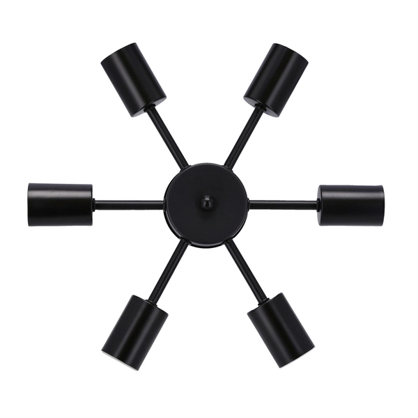 Zwis do salonu Sparta 36-09395 Candellux gwiazda loft czarny