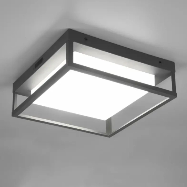 Plafon WITHAM 677860142 antracytowy LED 14W 2300-4000K kwadratowy