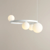 Lampa wisząca ring Garda 4 1099L_R Aldex kule szklane białe