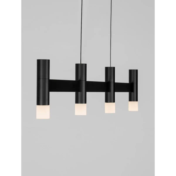 Lampa wisząca nad wyspę CORVETA LE45428 LED 17W 2700K czarna