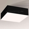 Plafon LAMPA sufitowa TOTTORI IL 8057 Shilo metalowa OPRAWA kwadratowa LED 10W 3000K do łazienki IP44 czarna