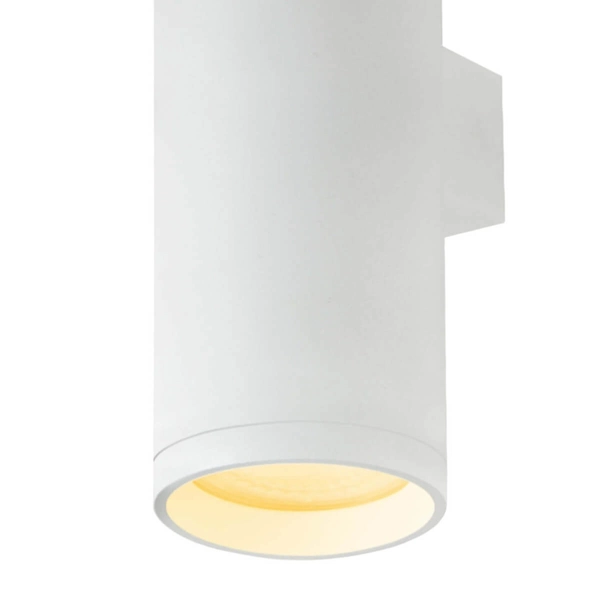 Industrialna LAMPA ścienna TORRE LP-108/1W WH Light Prestige tuba OPRAWA metalowa kinkiet okrągły biały