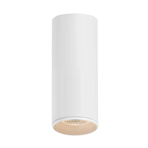 Tuba LAMPA spot BARLO 70021101 Kaspa metalowa OPRAWA sufitowa DOWNLIGHT biała