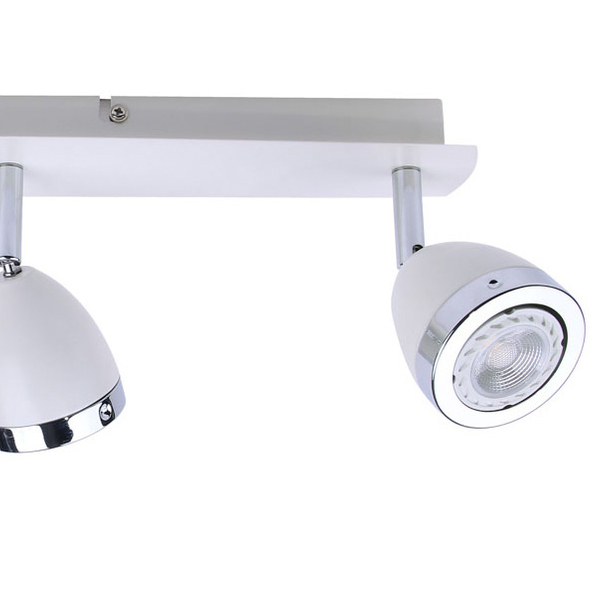 Plafoniera LAMPA regulowana CALASA SPL-9372-3A WH Italux metalowe reflektorki sufitowe białe chrom