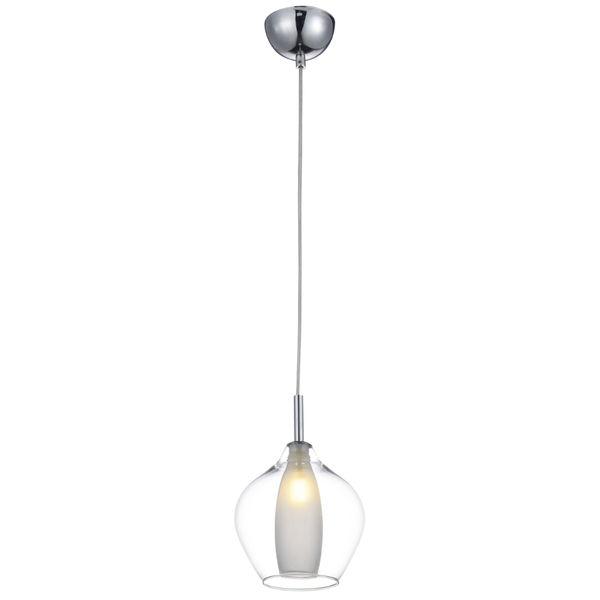 Nowoczesna lampa wisząca Amber Milano AZ3074 Azzardo przeźroczysta