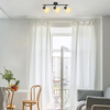 Ruchome reflektorki Rattan 3135 2-punktowa lampa natynkowa brązowa