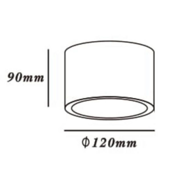 Spot lampa sufitowa CAMINO LP-1101/1SM BK Light Prestige metalowa oprawa plafoniera downlight tuba czarna