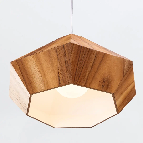 Wisząca lampa salonowa Diamond QN-DIAMOND-P-S-TEAK diament brązowy