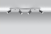 Spot LAMPA sufitowa SL.0731 metalowa OPRAWA reflektorowa LISTWA regulowane tuby chrom