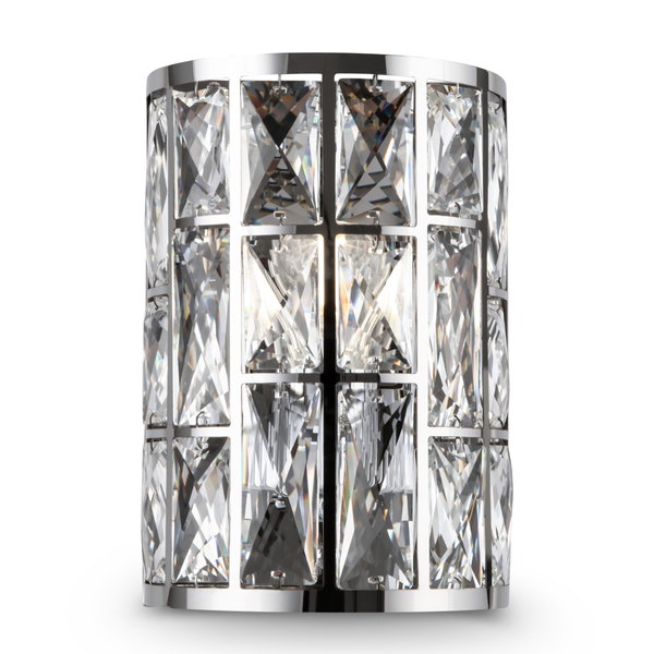 lampa ścienna Gelid MOD184-WL-01-CH glamour przeźroczysty