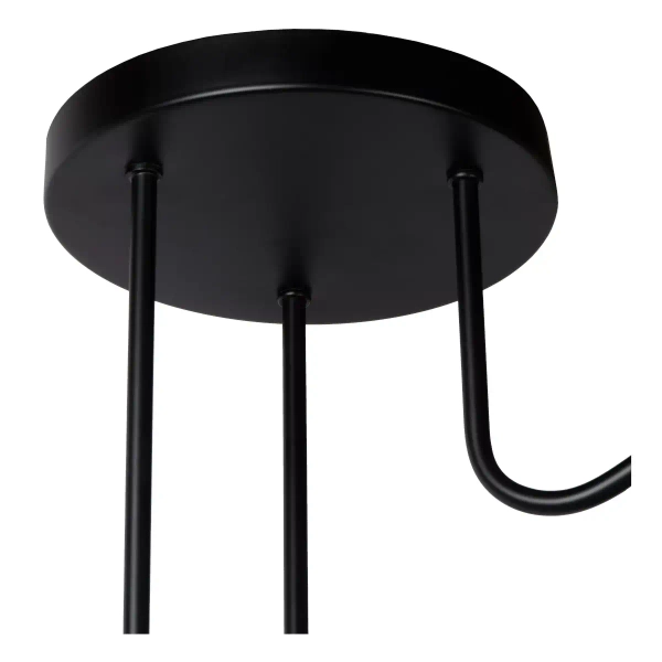 Potrójna lampa sufitowa PEPIJN 05128/03/30 Lucide regulowana czarny złoty
