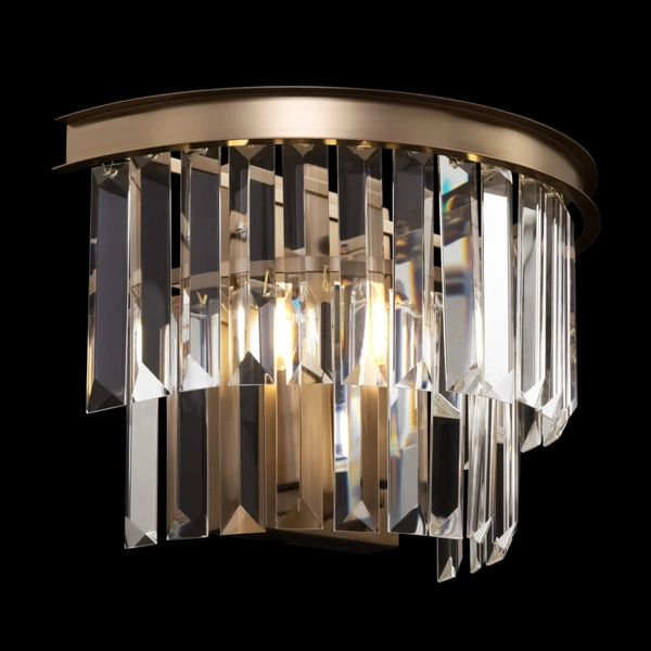 Kinkiet kryształ Revero MOD085WL-01BS Maytoni glamour mosiądz