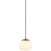 Szklana lampa wisząca Rise 108548 Markslojd klasyczna biała złota